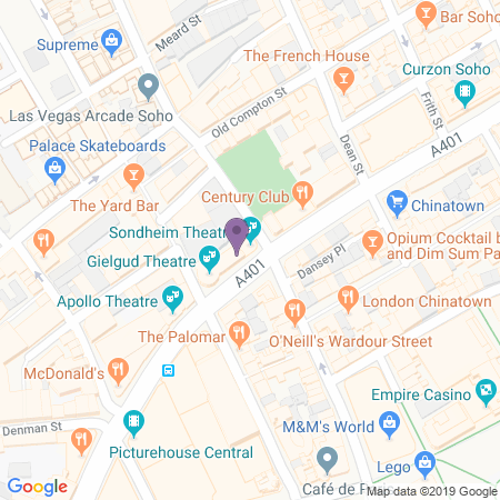 Sondheim Theatre Location