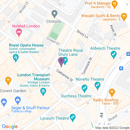 Theatre Royal Drury Lane Location