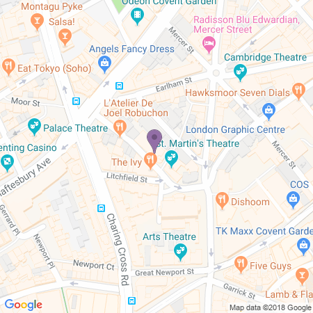 Ambassadors Theatre Location