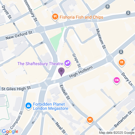 Shaftesbury Theatre Location