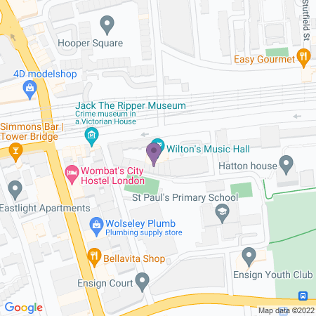 Wilton's Music Hall Location