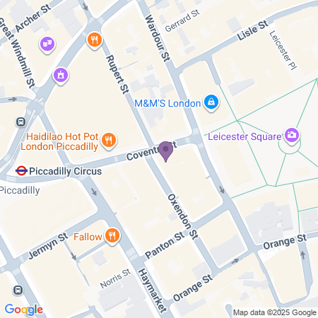 Prince of Wales Theatre Location