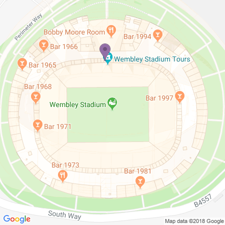 wembley stadium location box showing