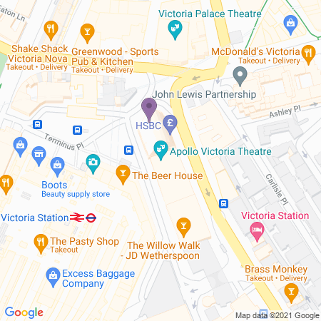 Apollo Victoria Theatre Location