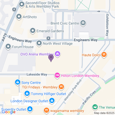 Wembley Arena Location