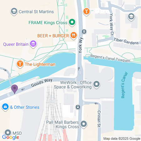 King's Cross Theatre (South Entrance) Location