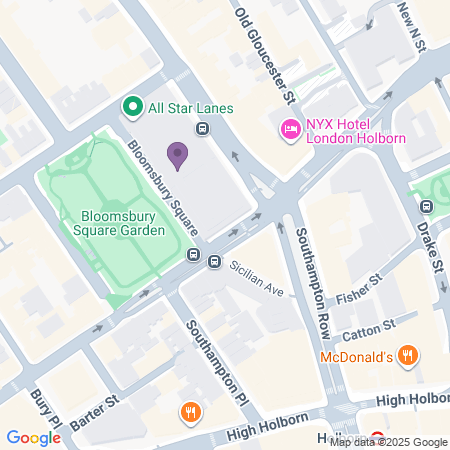 The Bloomsbury Ballroom Location