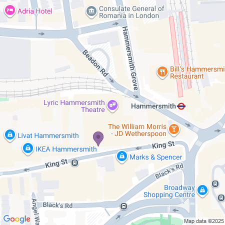 Lyric Hammersmith Location