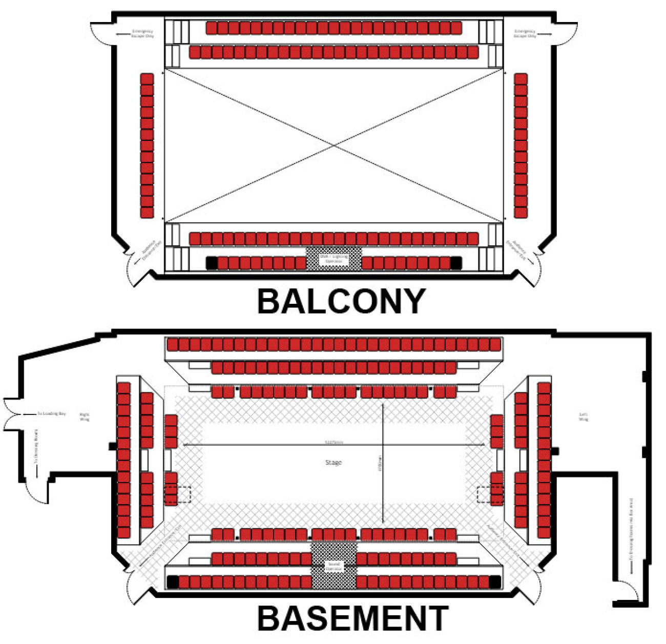 Southwark Playhouse Elephant Seating plan Southwark Playhouse Elephant Seating plan
