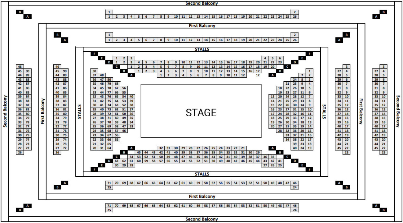 Soho Place Theatre (@sohoplace) Seating plan