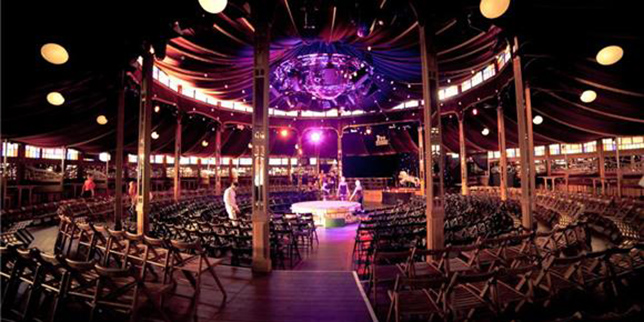 Spiegeltent in Leicester Square