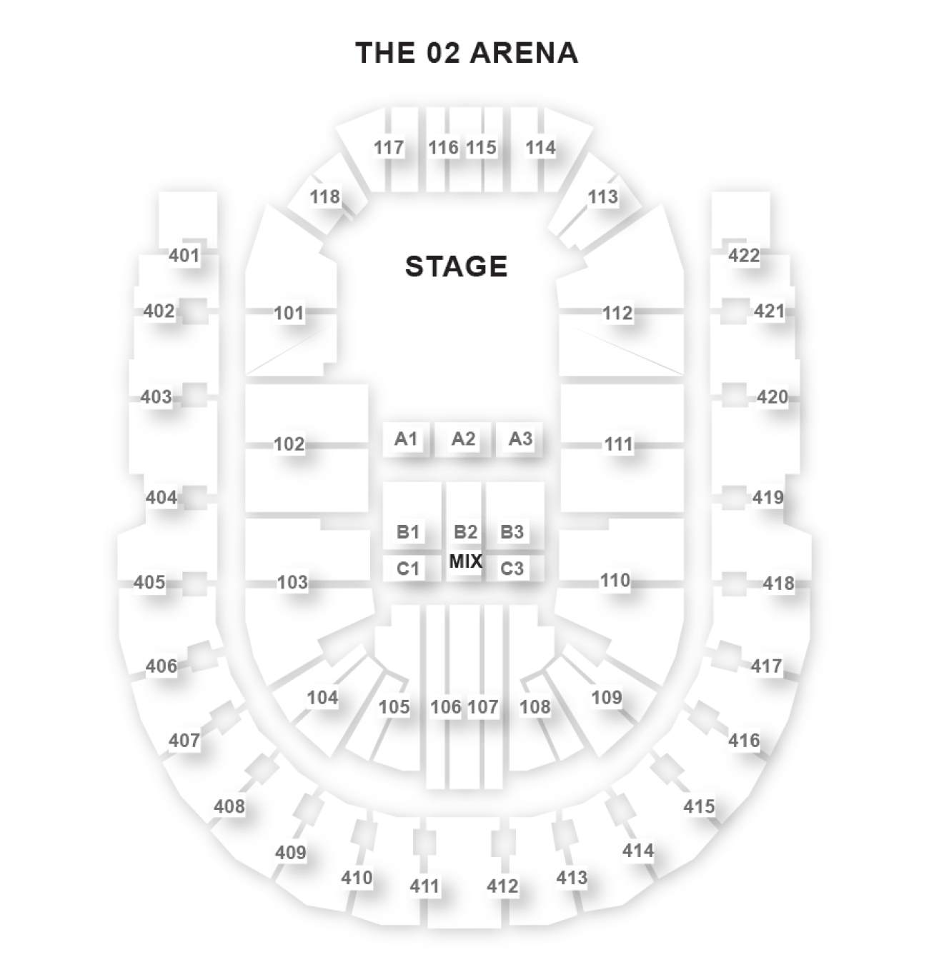 O Concert Seating Plan