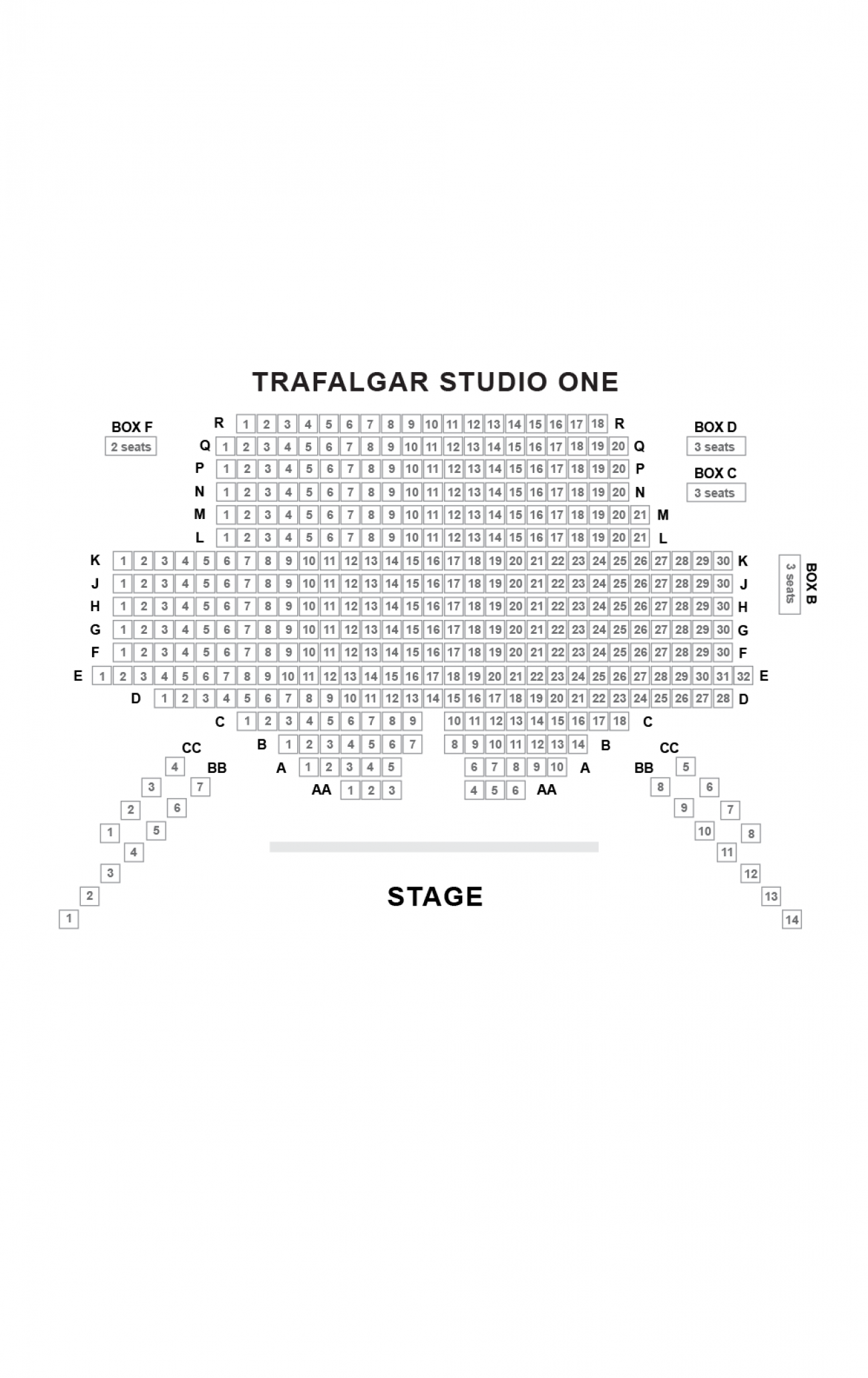 Trafalgar Studios Seating Chart