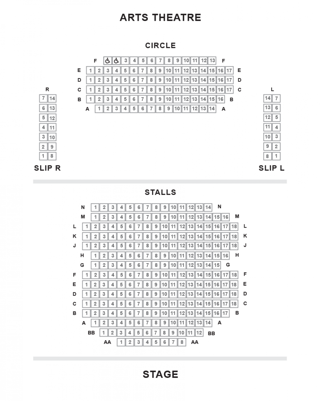 Ambassador Theatre London Seating Chart