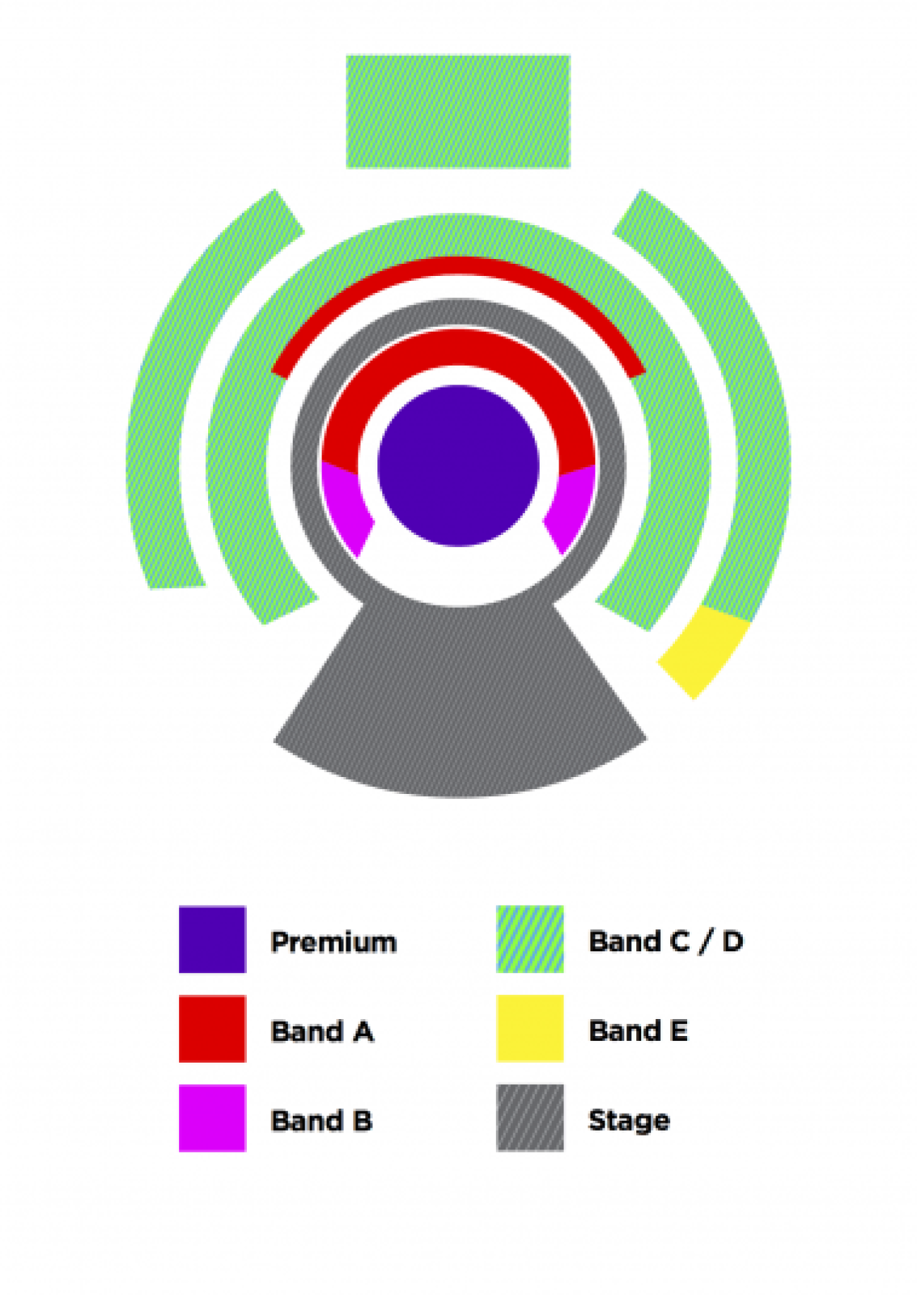 Marble Arch Theatre Seating plan