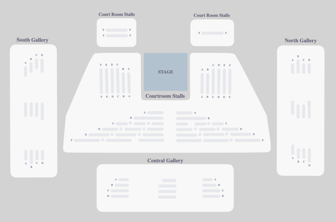 London County Hall Seating plan