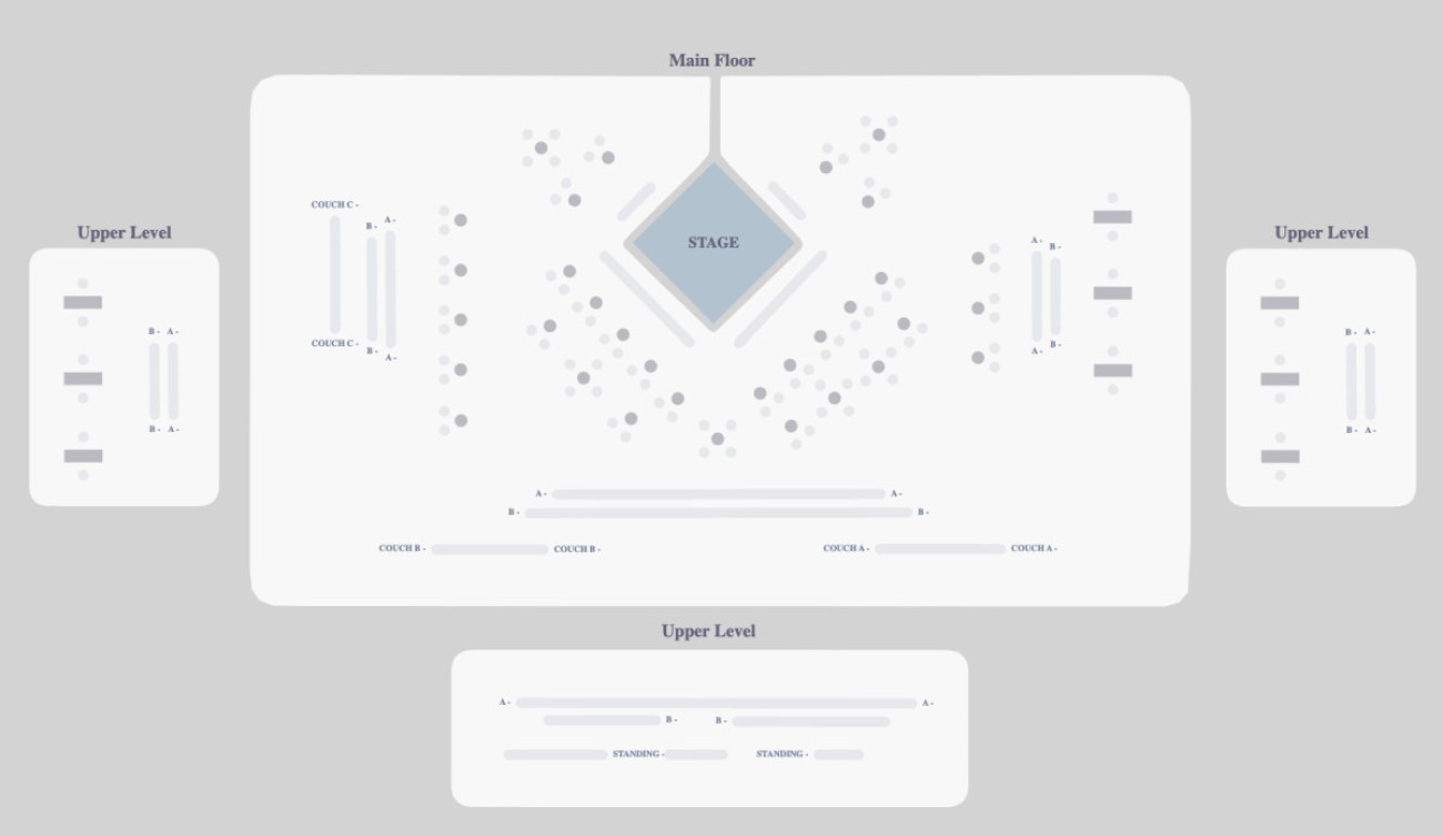 London Hippodrome Seating plan