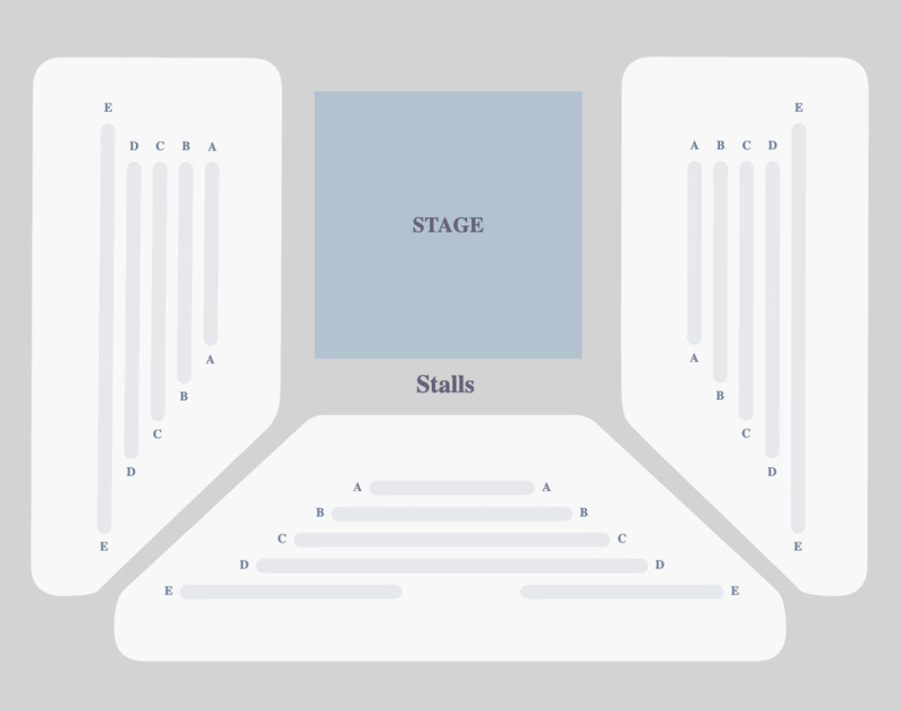 Southwark Playhouse Borough Seating plan