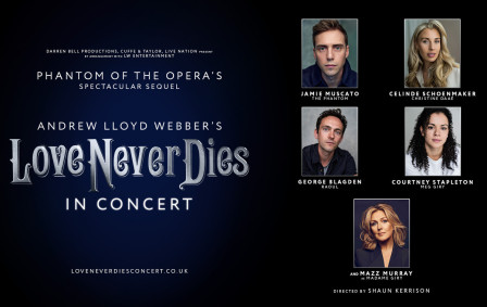 George Blagden, Courtney Stapleton, and Mazz Murray join the cast of LOVE NEVER DIES