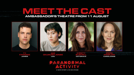 Cast announced for West End return of PARANORMAL ACTIVITY