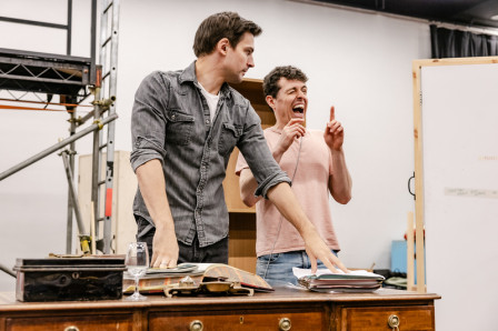CHRISTMAS CAROL GOES WRONG - Rehearsal Images Released