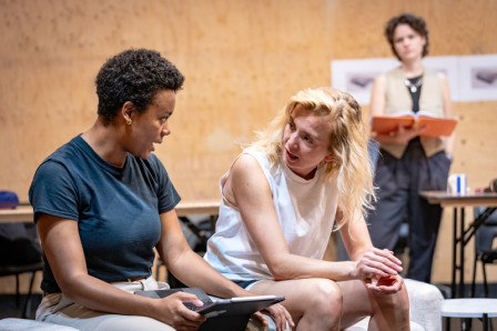 Rehearsal images released for GIRL IN THE MACHINE at Young Vic
