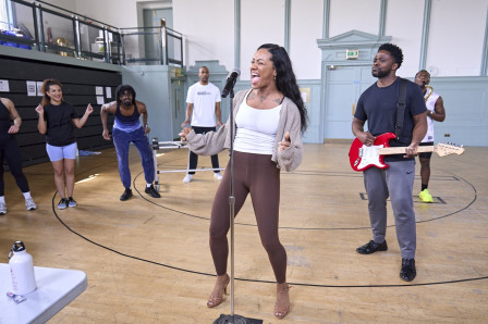Karis Anderson and the new cast of Tina: The Tina Turner Musical