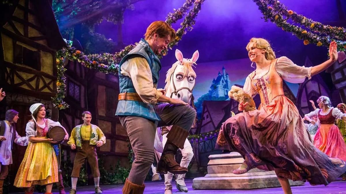 Tangled the Musical on Disney Cruise Line. Copyright Disney.