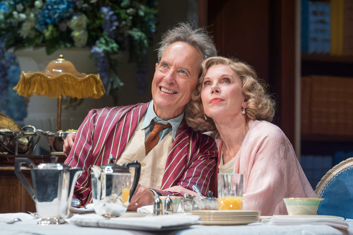 Production photos released of Christine Baranski and Richard E Grant in HAY FEVER