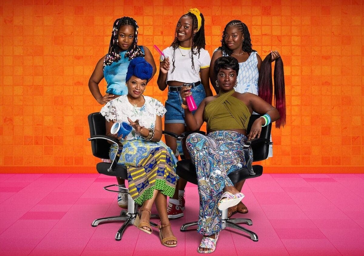 The 2026 cast of Jaja's African Hair Braiding. Photo provided by production