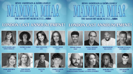 MAMMA MIA! announces new West End cast and extends booking