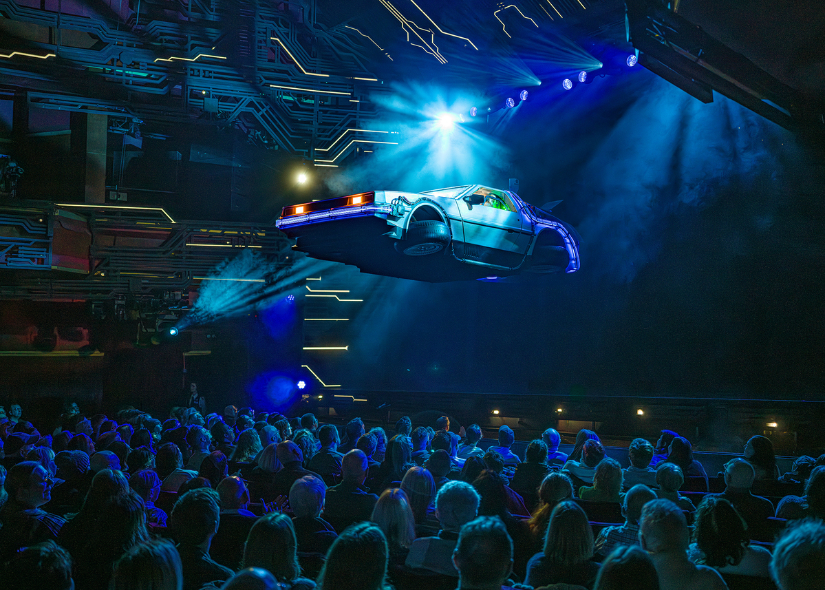 DeLorean finale from BTTF tour