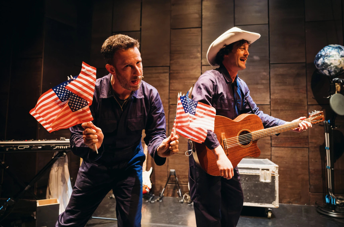Nick Blaemire and Van Hughes. Photo by Alex Brenner