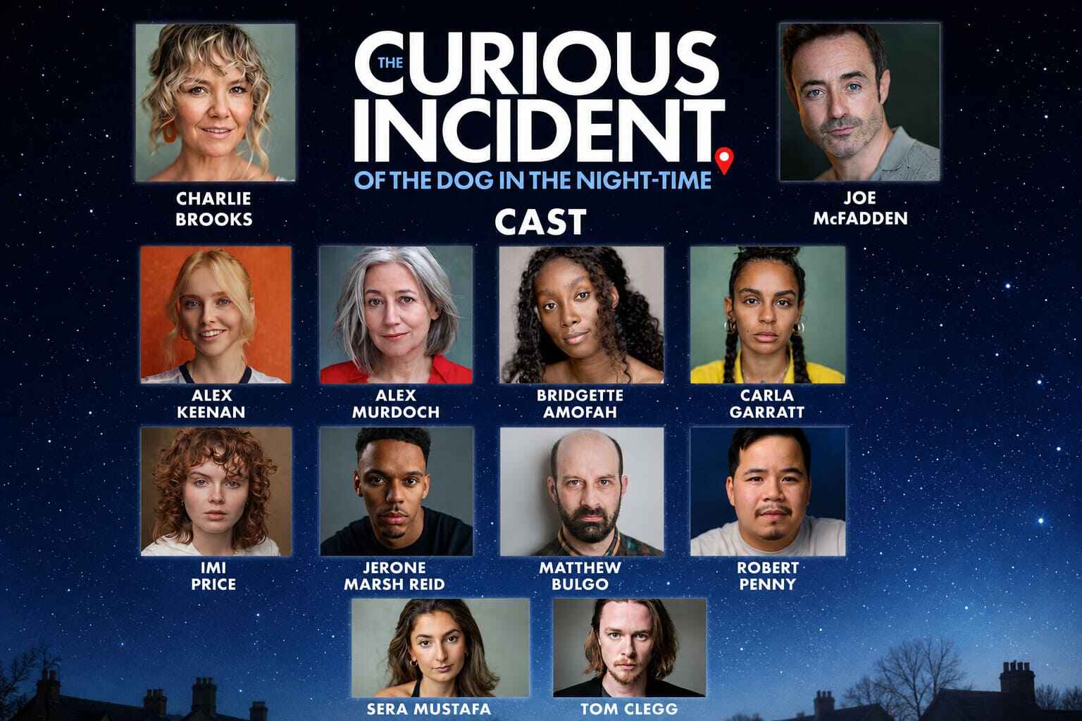 Full cast announced for THE CURIOUS INCIDENT OF THE DOG IN THE NIGHT-TIME