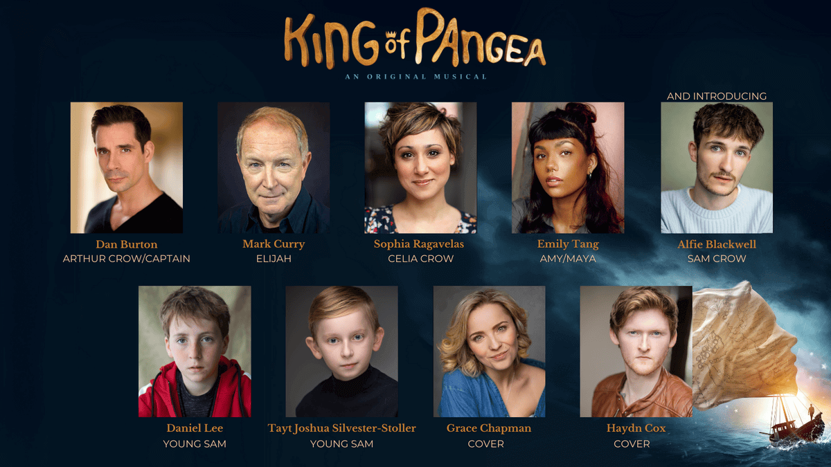 King of Pangea cast. Headshots provided by production.