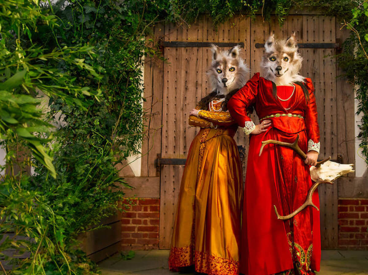 Artwork of THE MERRY WIVES OF WINDSOR. Image by Shakespeare's Globe.