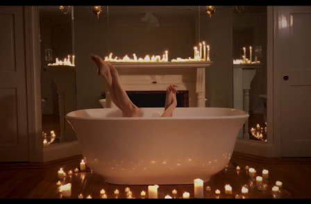 Bathe in the Beauty of a Bath Tub Swan Lake