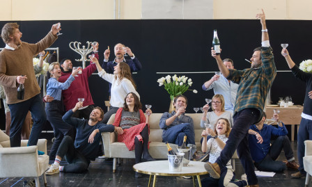 Rehearsal image released for THE MOTIVE AND THE CUE West End transfer