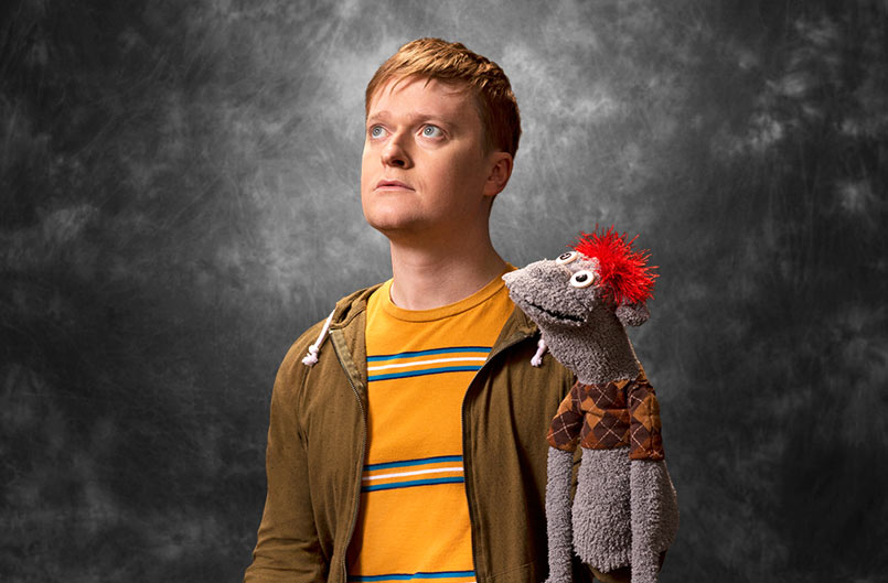 Steven Boyer as Jason/Tyrone in the Broadway production of Hand to God