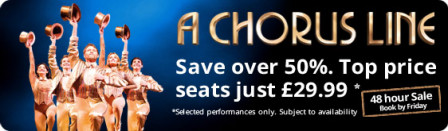 Last chance to see A Chorus Line - Save over 50%