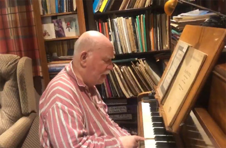 The Extraordinary Moment When an 80 Year Old Music Teacher with Dementia Hears a Tune He Improvised Played by The BBC Philharmonic Orchestra – and Meets Stephen Sondheim