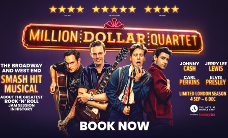 MILLION DOLLAR QUARTET to transfer to the Arts at Marble Arch this autumn