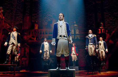 HAMILTON at the Richard Rodgers Theatre, Broadway