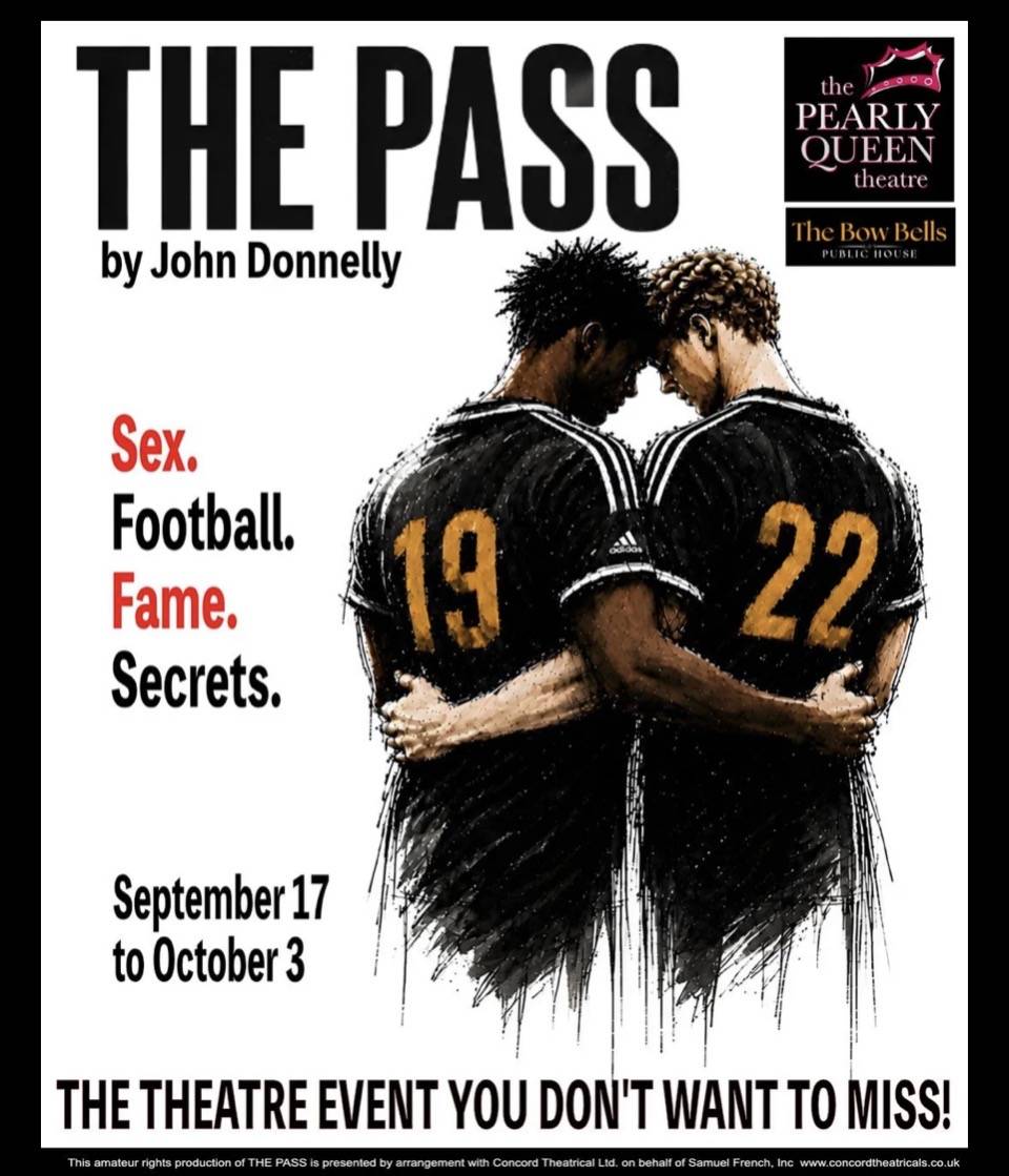 Promotional artwork for The Pass at The Pearly Queen Theatre