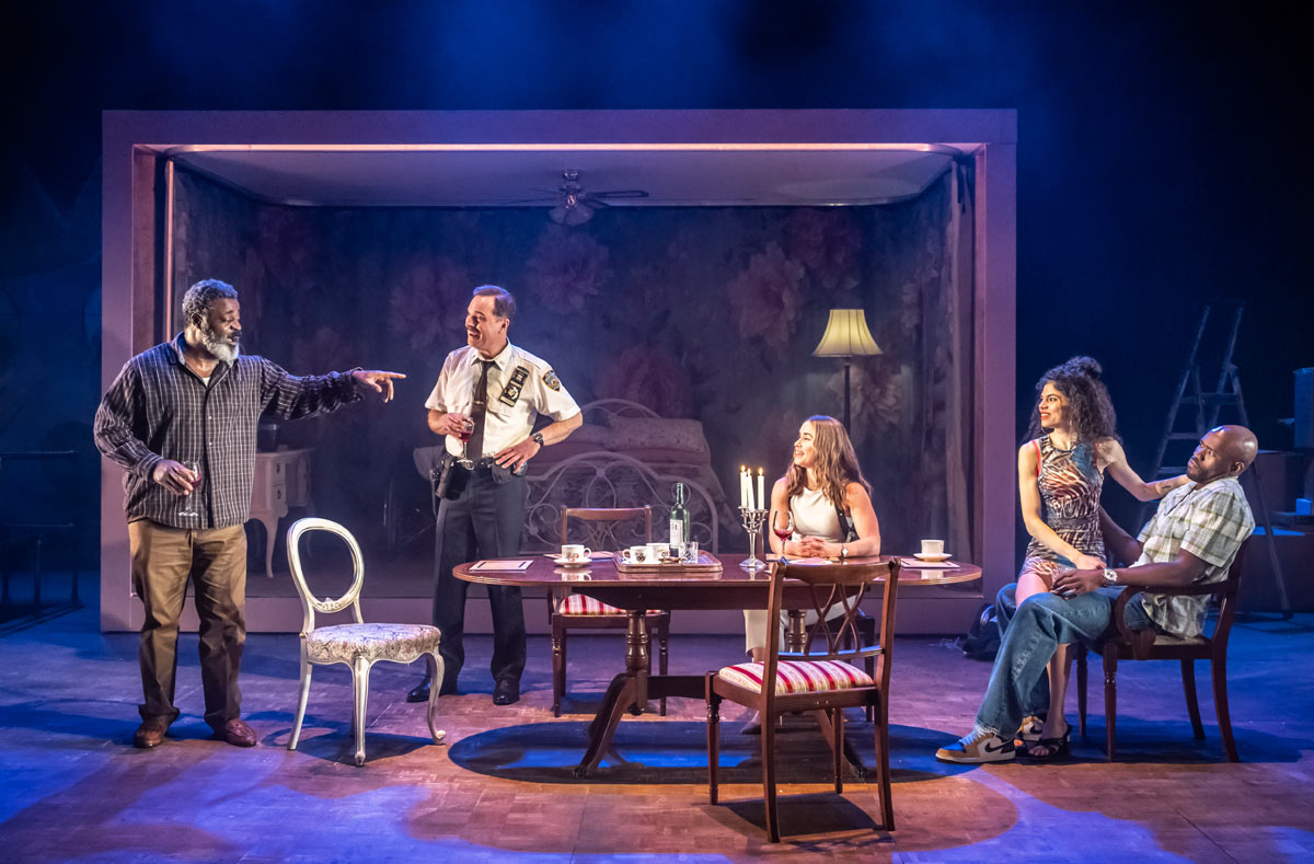 Between Riverside and Crazy company at Hampstead Theatre. Photo credit Johan Persson