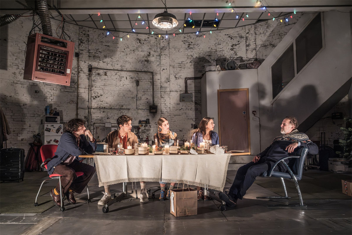 The cast of Christmas Day at Almeida Theatre
