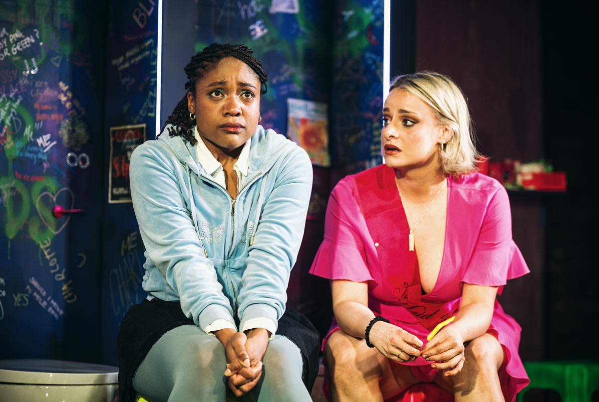 Jazz Jenkins and April Hope Miller in FLUSH (c) Alex Brenner