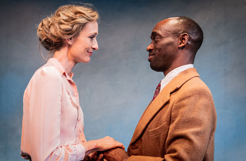 Rachel Pickup and Jotham Annan in For Services Rendered at Jermyn Street Theatre. Photo by Robert Workman