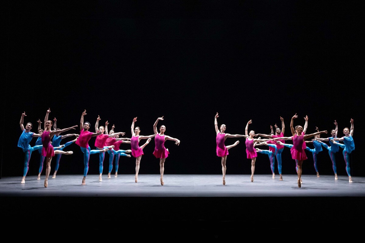 English National Ballet dancers performing William Forsythe's Playlist EP. Photography by ASH.