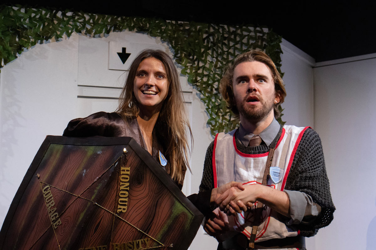 Gawain and the Green Knight at Park Theatre. Credit Kira Turnpenny
